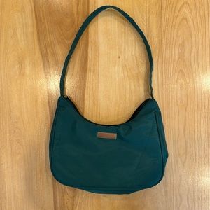 Emerald green shoulder bag